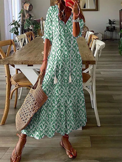 Emily | Boho Dress with Tummy Coverage