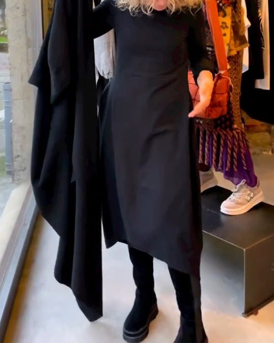 Clara - Frühlings-Midikleid mit Bauchkaschierung