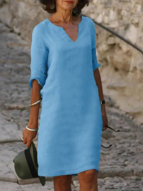 Josette | Elegant dress with V-neck