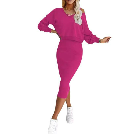 Andrine - Lässiges Sweatshirt- und Kleider-Set