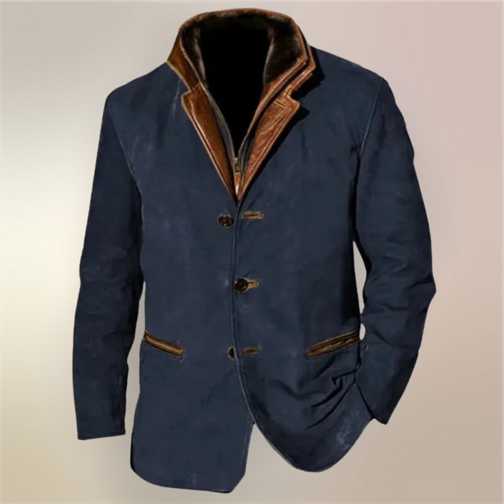 Oliver - Vintage Stylische Jacke – Warm und Winddicht