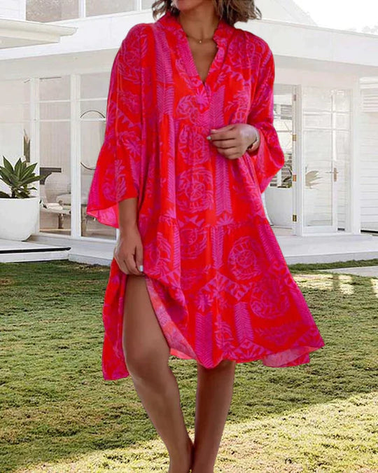 Vellana-Boho Cotton Dress