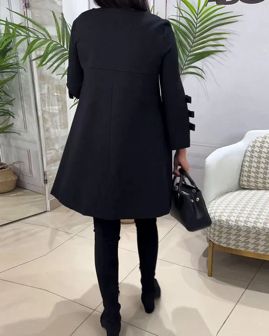Nadine - Langarm Casual Kleid