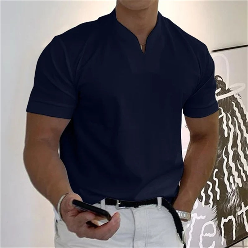 Jaxon - Geschäftliches Fitness-Shirt für Herren mit Kurzarm