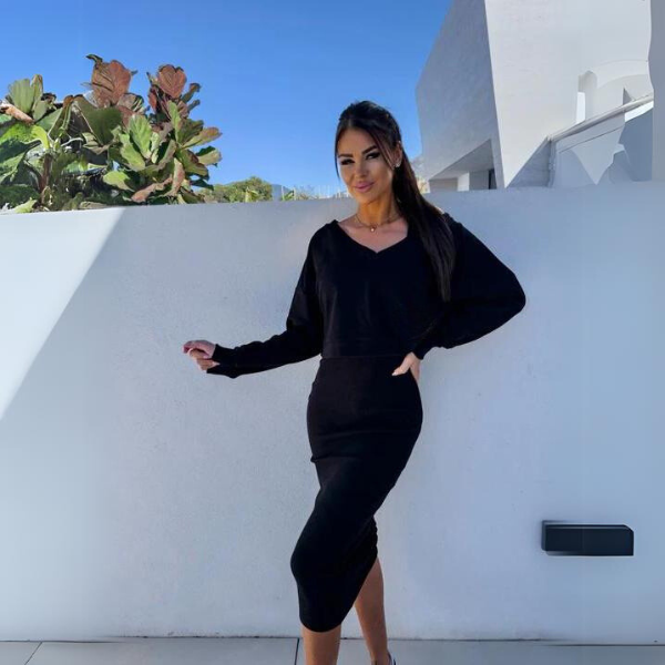 Andrine - Lässiges Sweatshirt- und Kleider-Set