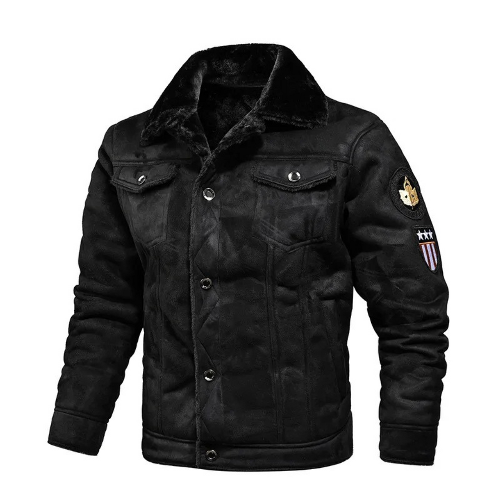 Bernhard - Robuste Warme Lederjacke