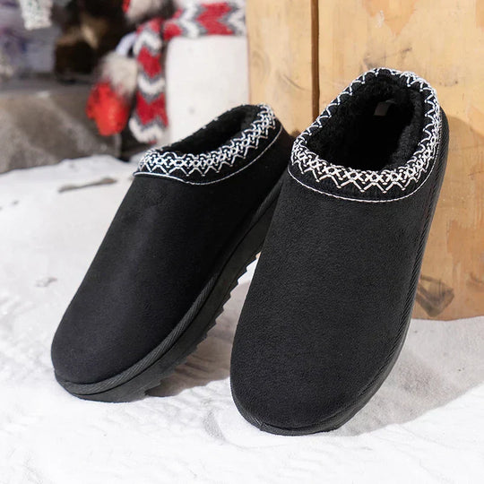 Rani - Damen Beheizte Winter-Hausschuhe aus Wildleder
