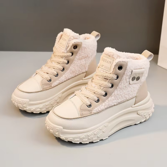 Angela – Gemütliche und stilvolle Stiefel mit dicker Sohle
