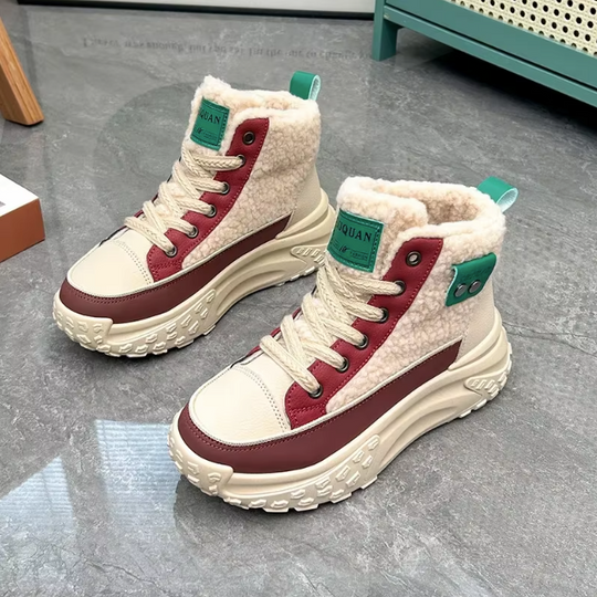 Angela – Gemütliche und stilvolle Stiefel mit dicker Sohle