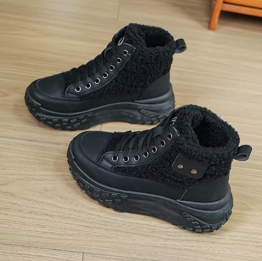 Angela – Gemütliche und stilvolle Stiefel mit dicker Sohle