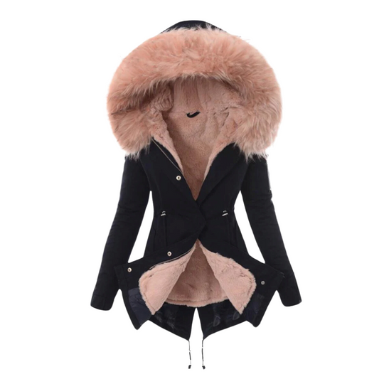 WinterGlow – Warme Winterjacke mit Kapuze