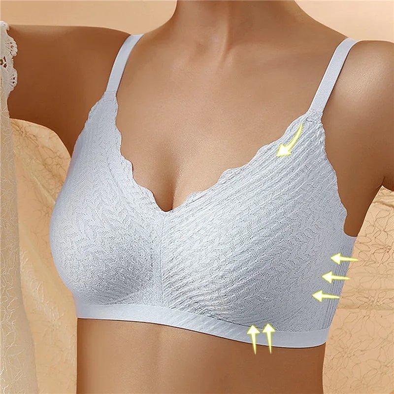 Linn - Nahtloser Drahtloser Push-Up Verstärkender BH