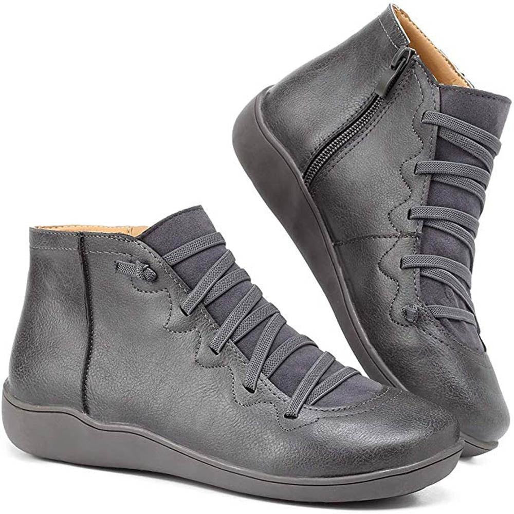 Nina - Trendy Vintage Style Stiefeletten