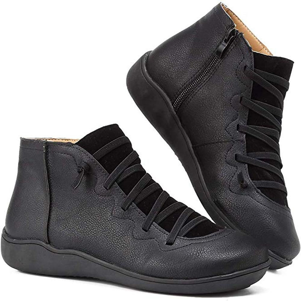 Nina - Trendy Vintage Style Stiefeletten
