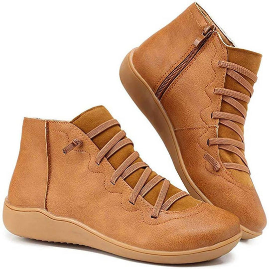 Nina - Trendy Vintage Style Stiefeletten