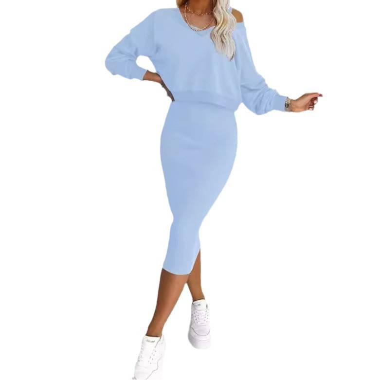 Andrine - Lässiges Sweatshirt- und Kleider-Set
