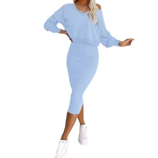 Andrine - Lässiges Sweatshirt- und Kleider-Set