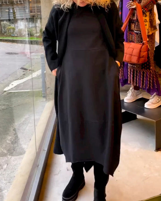 Clara - Frühlings-Midikleid mit Bauchkaschierung