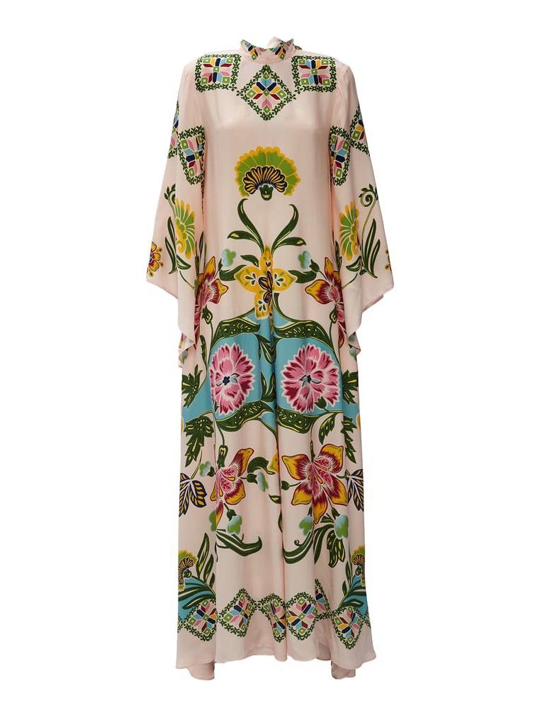 Eileen - Geblümtes Maxikleid mit langen Ärmeln