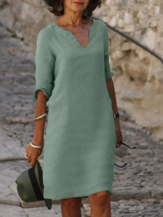 Josette | Elegant dress with V-neck