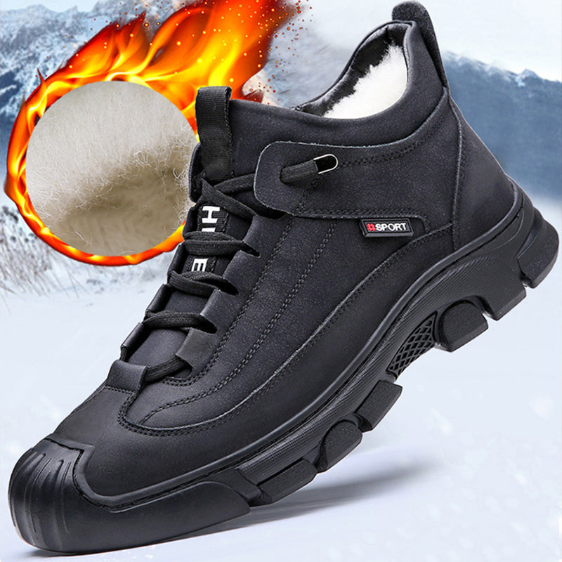 David - Herren-Wintersneakers mit Kunstfellfutter