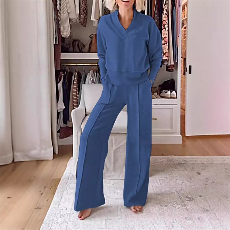 Calliope - Lässiges Fashion-Set für Damen 【Oberteil + Hose】