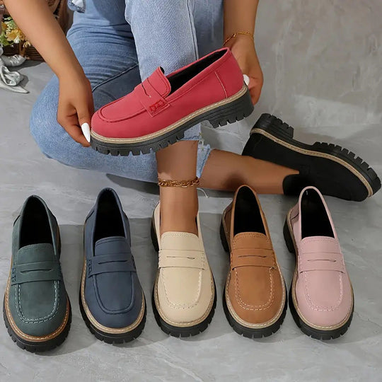 Penelope - Bequeme Chunky Loafer mit Plateau