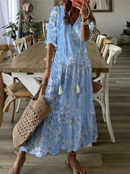 Emily | Boho Dress with Tummy Coverage